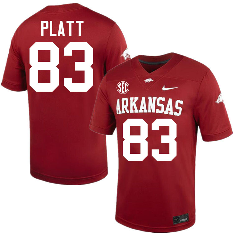 #83 Jaden Platt Arkansas Jersey,Arkansas Razorbacks College Football Jerseys Stitched-Cardinal  #83 Jaden Platt Arkansas Jersey,Arkansas Razorbacks College Football Jerseys Stitched-Cardinal